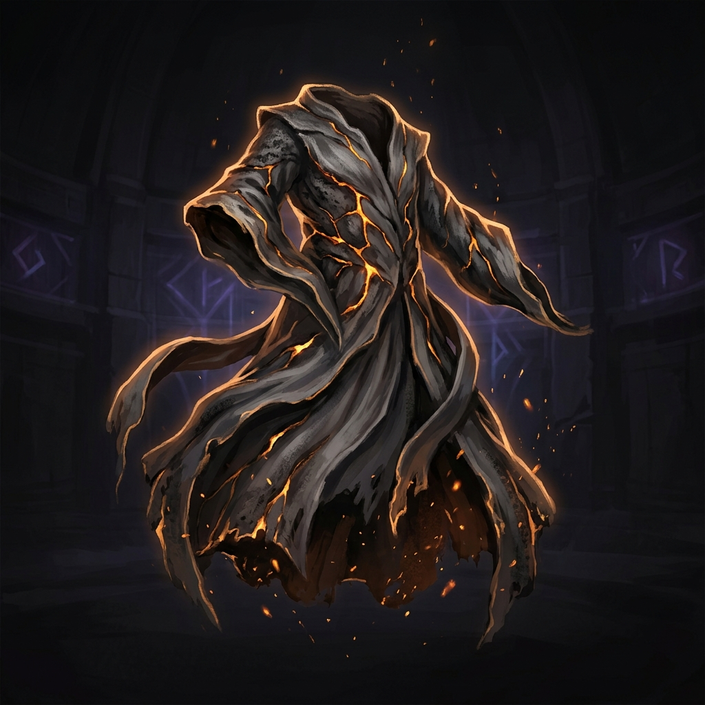 Ashen Battle Robe